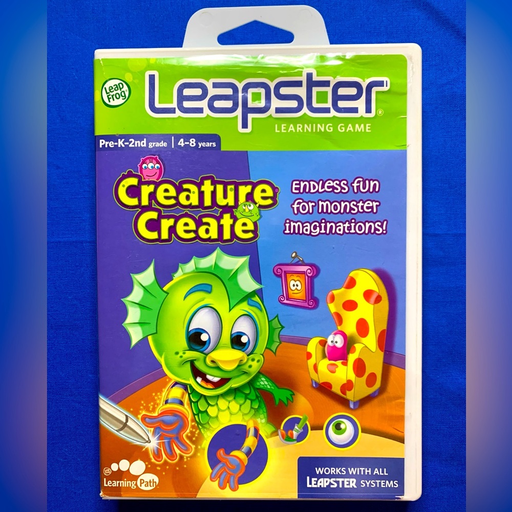 Creature Create, Leap Frog Leapster, Pre K-2nd grade, 4-8 years